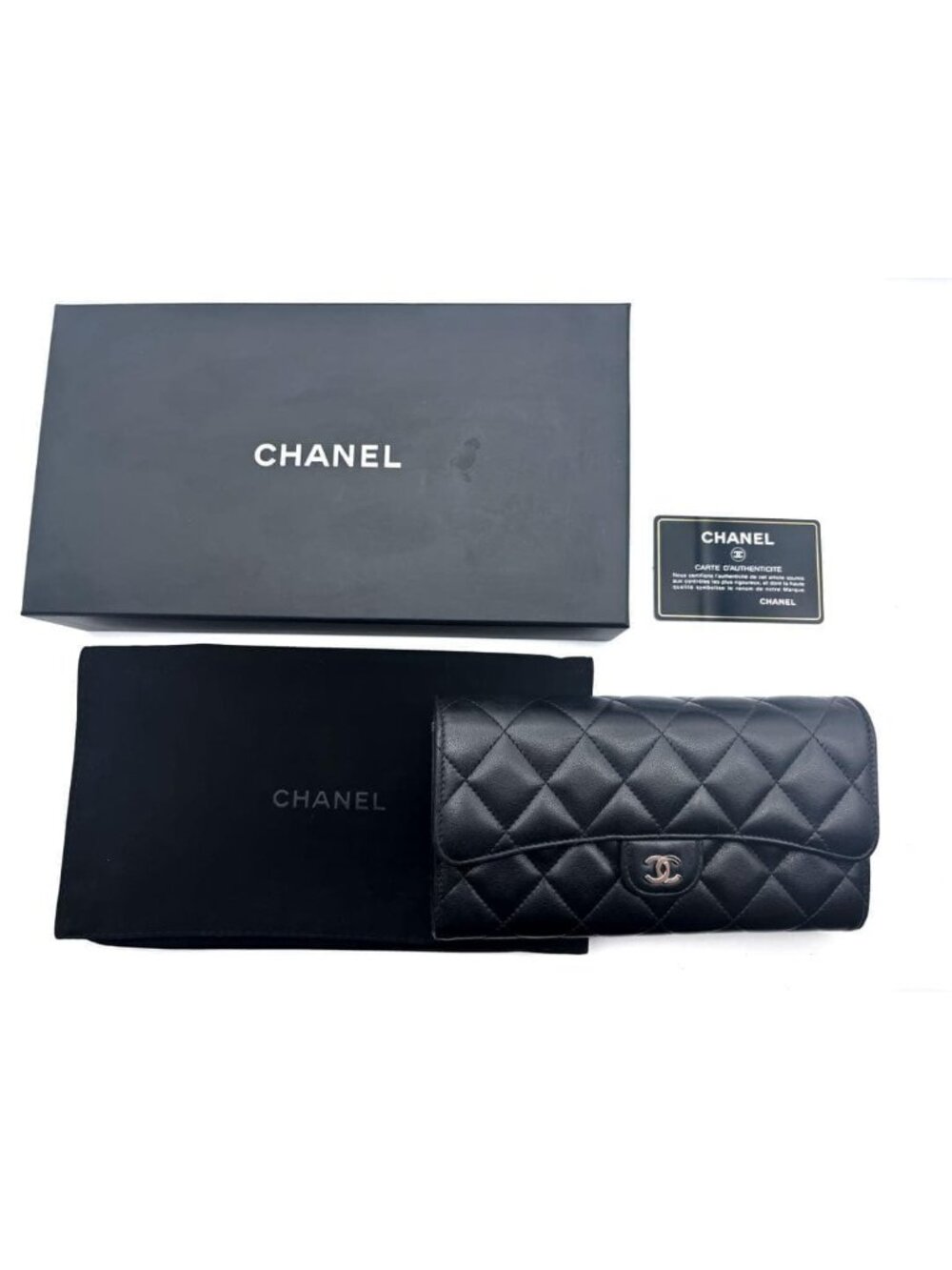 ★SOLD★ Chanel Wallet Quilted Classic Flap - Picture 2 of 15